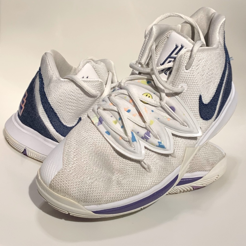 Size 7 youth- Nike Kyrie 5 Have A Nike Day 2019